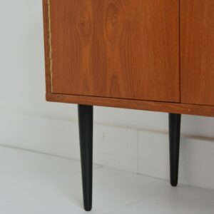 Petit meuble de rangement : Commode : Enfilade scandinave teck 1960 vintage 9